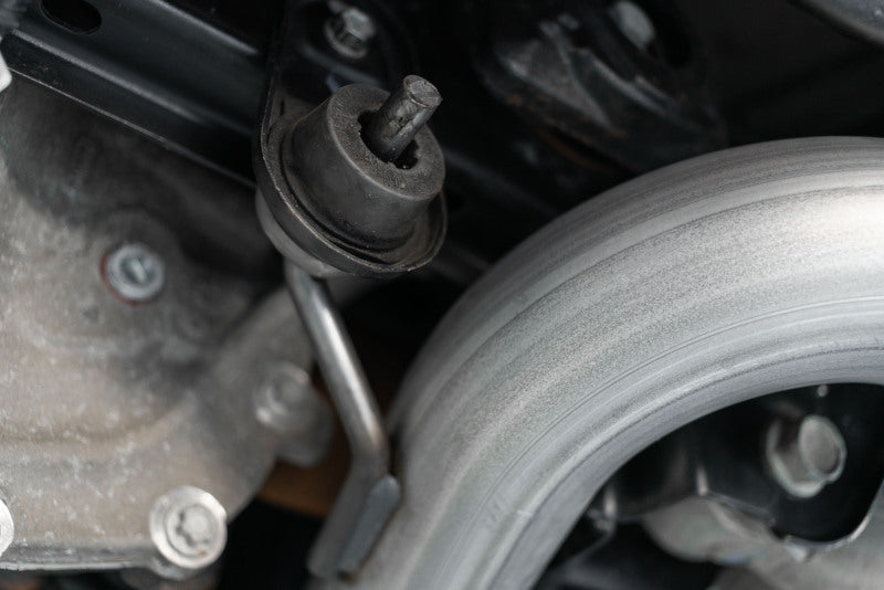 MBRP 18-22 Ford Mustang GT 5L T304 SS 3in Cat-Back Dual Rear w/4in Quad Carbon Fiber Tips (Race) S72073CF S72073CF Photo - Close Up