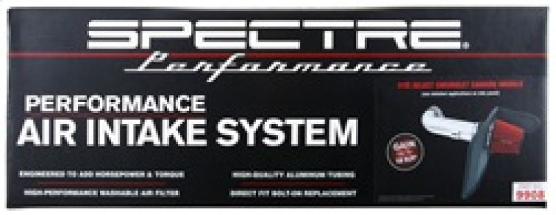 Spectre 10-12 Chevy Camaro V8-6.2L F/I Air Intake Kit - Clear Anodized w/Red Filter 9908 9908 Photo - in package