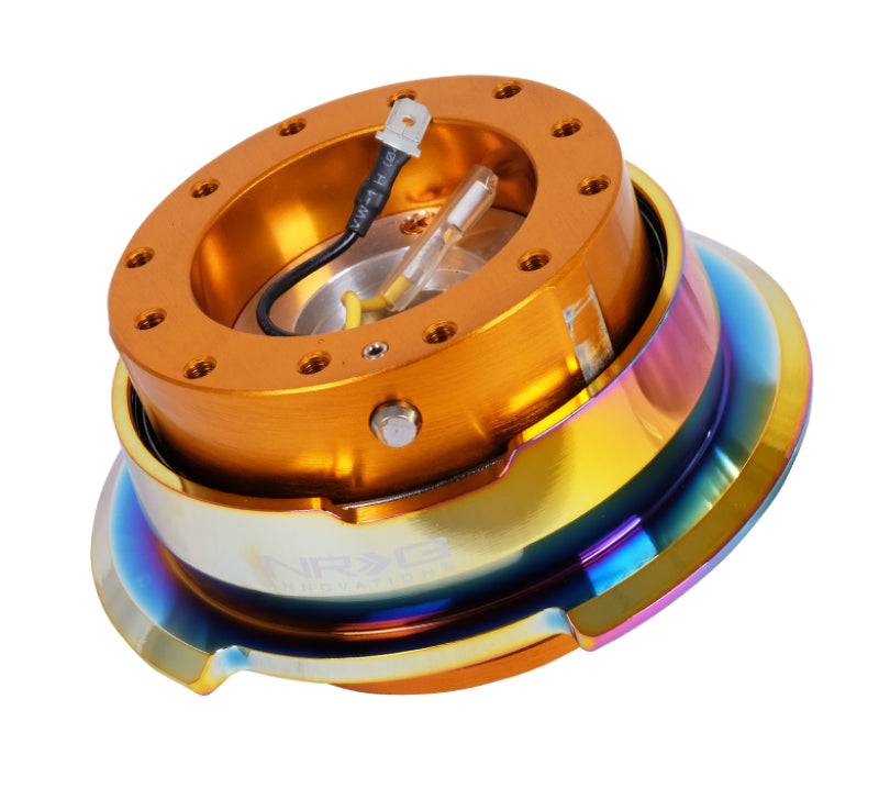 NRG Gen 2.8 Quick Release Rose Gold Body/ Titanium Chrome Ring SRK-280RG-MC Photo - Primary