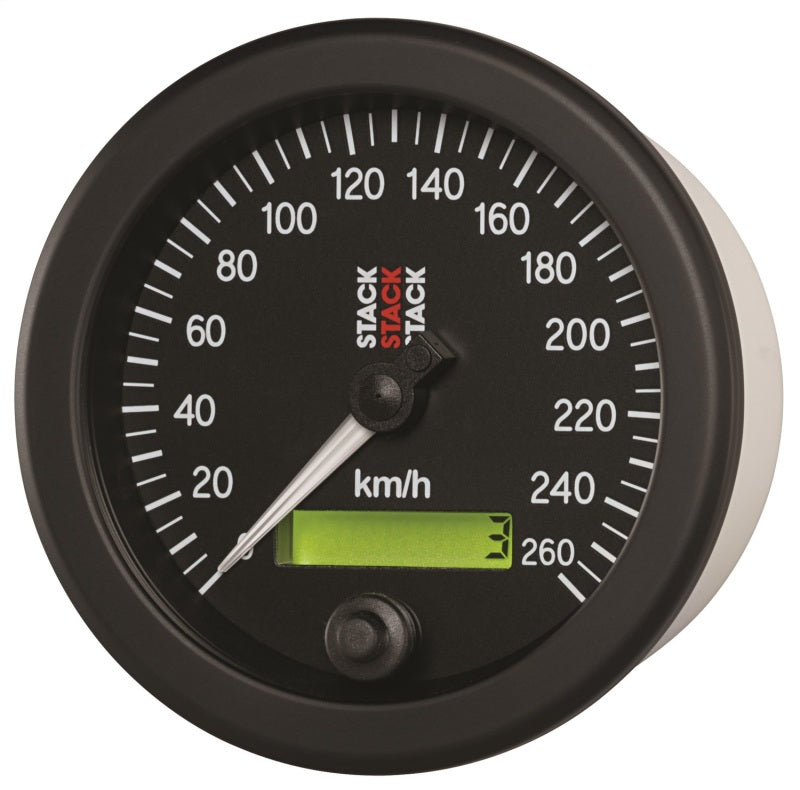 Autometer Stack 88mm 0-260 KM/H Electronic Speedometer - Black ST3802 ST3802 User 2