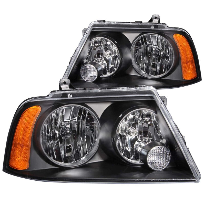 Anzo 2003-2006 Lincoln Navigator Crystal Headlights Black 111045 Photo - Primary