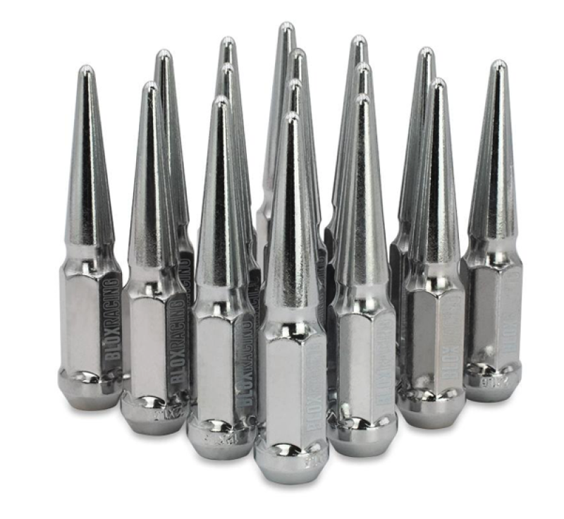 BLOX Racing Spike Forged Lug Nuts - Chrome 12 x 1.50mm - Set of 16 BXAC-00152-16 BXAC-00152-16 User 1