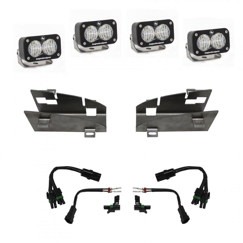 Baja Designs 2019+ Dodge Ram Rebel 1500 S2 Dual Fog Pocket Kit 448024 448024 Photo - Primary