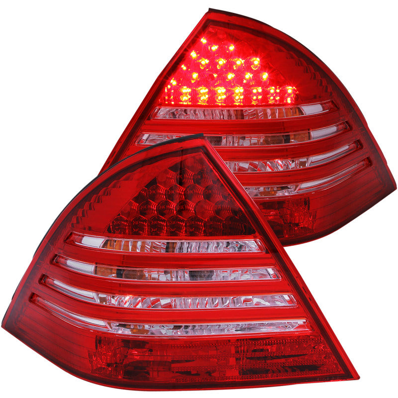 Anzo 2001-2004 Mercedes Benz C Class W203 Taillights Red/Smoke 221151 Photo - Primary