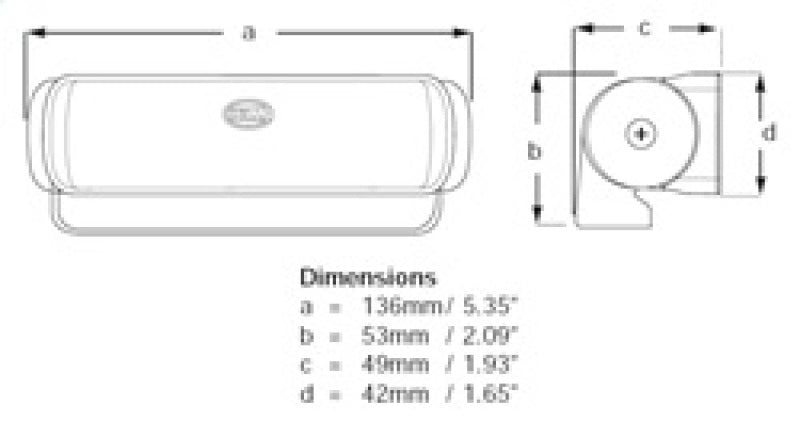 Hella Worklamp Wl200 Spread Md12/24 2Ja 980670301 980670301 Technical Drawing
