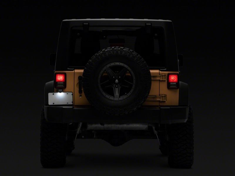 Raxiom 07-18 Jeep Wrangler JK Axial Series LED License Plate Conversion J132812 J132812 Photo - Close Up
