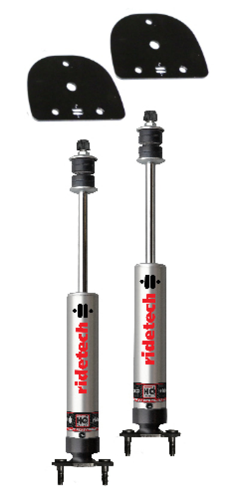 Ridetech 64-66 Ford Mustang StreetGRIP Adjustable MonoTube Shocks Front Pair 12099515 12099515 Photo - Primary