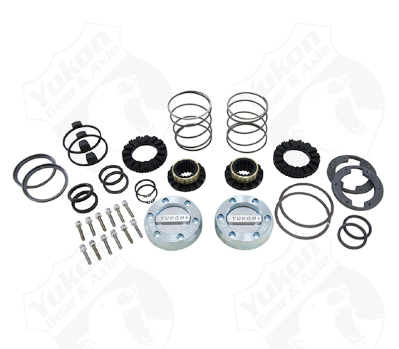 Yukon Gear & Axle Yukon Gear Hardcore Locking Hub Set For GM 8.5in Front & Dana 44 / 19 Spline YHC70007 YHC70007 Photo - Primary