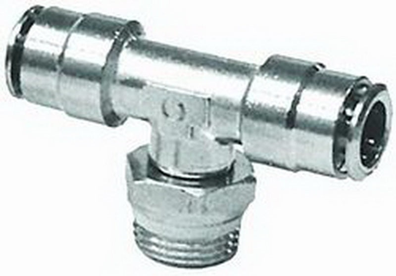 Firestone Male .25in. x 1.4in. x .25in. Branch Swivel Nickel Tee Air Fitting - 25 Pack (WR17603273) 3273 3273 Photo - Primary