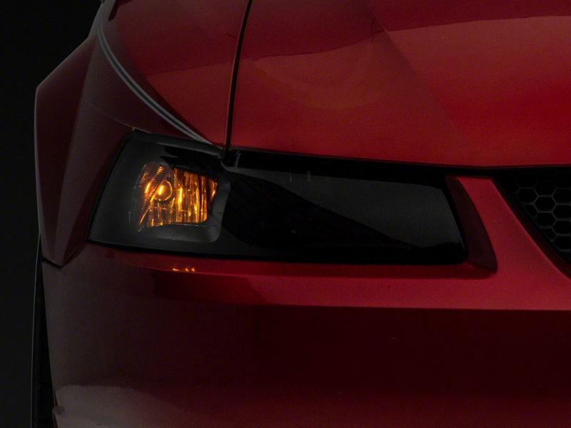 Raxiom 99-04 Ford Mustang Axial Series OEM Style Replacement Headlights- Blk Housing (Smoked Lens) 413420 413420 Photo - Close Up