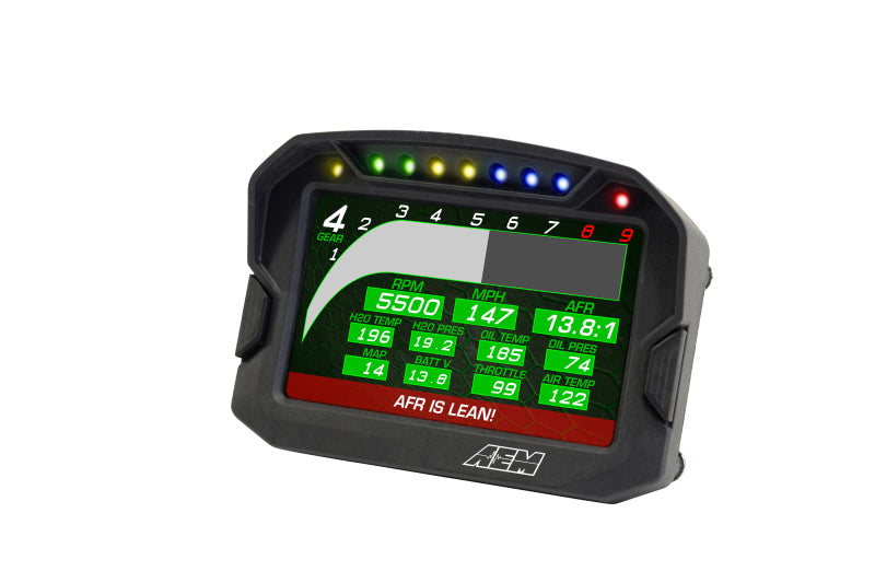 AEM CD-5LG Carbon Logging Digital Dash Display w/ Internal 10Hz GPS & Antenna 30-5603 30-5603 Photo - out of package