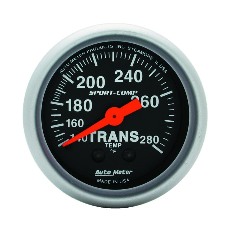 Autometer t Comp 3351 2" Trans Temp 140-280F 8' Mechanical Gauge 3351 Photo - Primary
