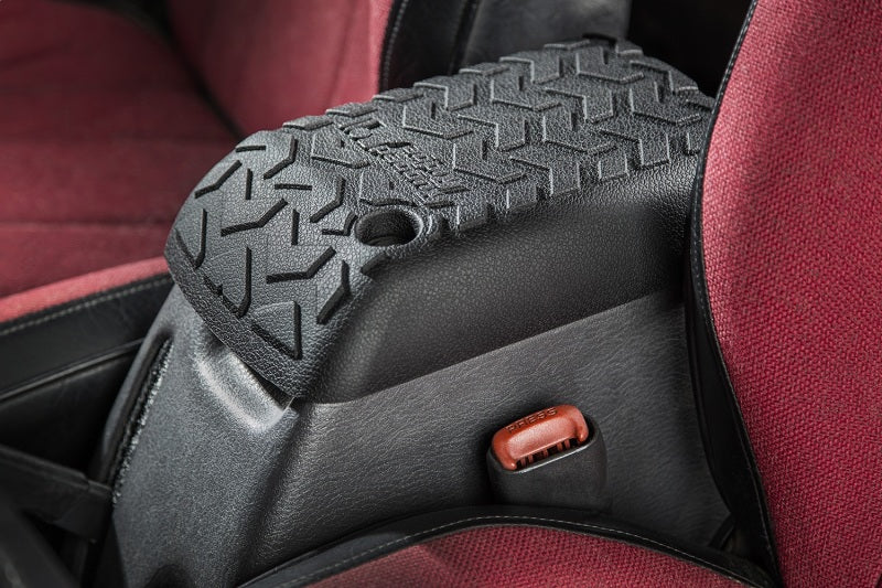 Rugged Ridge Door Armrest Cover, Black; 97-01 Jeep Wrangler TJ 13104.61 Photo - Mounted