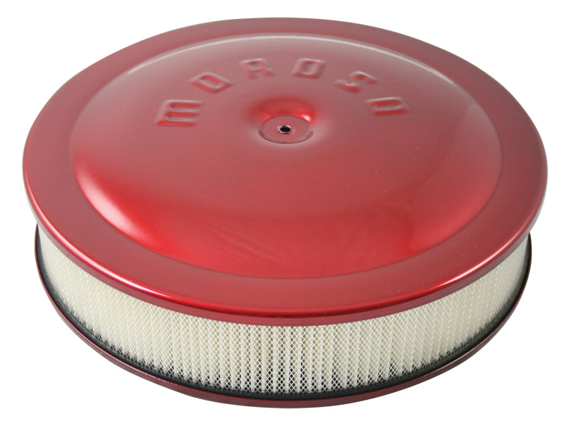 Moroso A/C, 14" X 3", Red Pc, Aluminum 65905 Photo - Primary