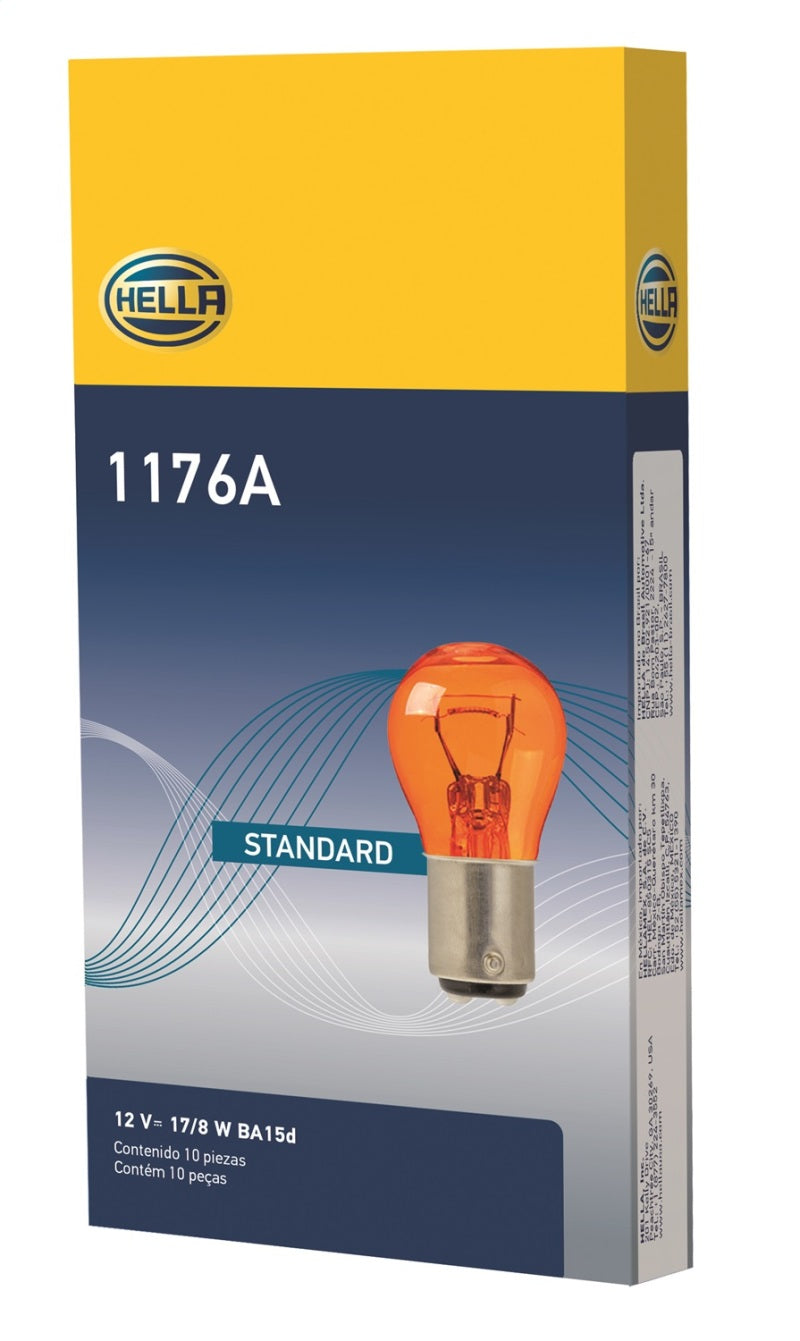 Hella BULB 1176A 12V 16/8W BA15d S8 - Min Qty 10 (211656701) 1176A 1176A Photo - in package