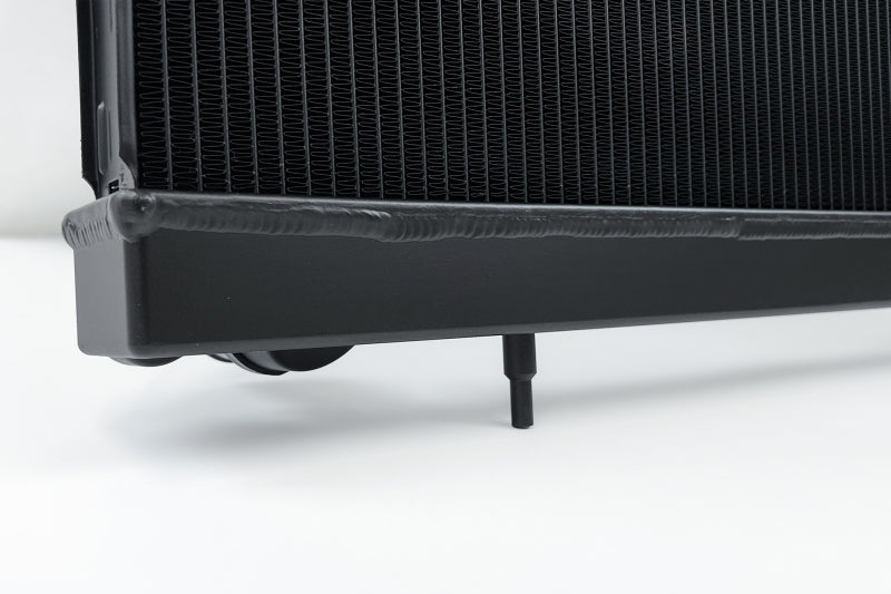 CSF Nissan R33 Skyline GT-R/GTS Full Billet Aluminum High-Performance Radiator - Black 7219B 7219B Photo - Close Up