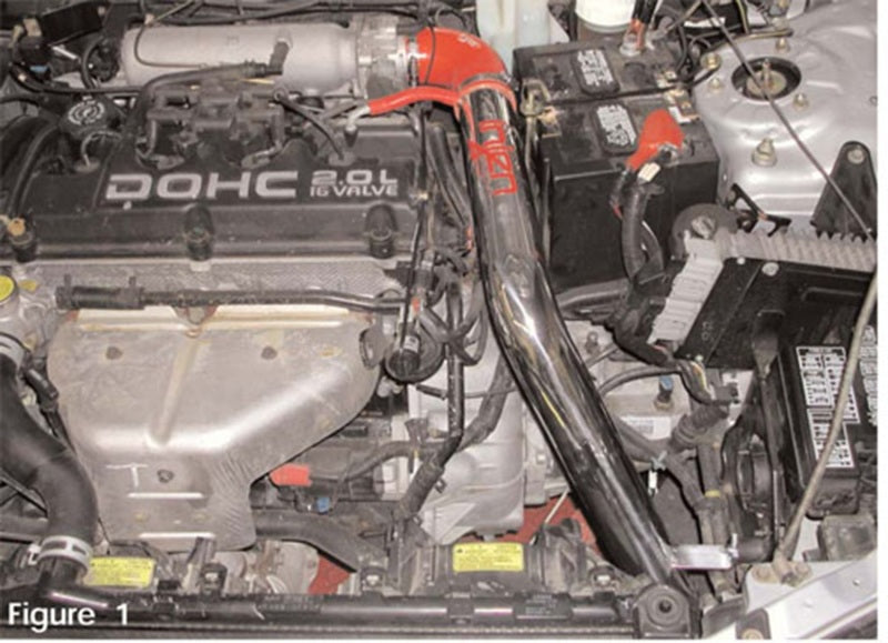 Injen 95-98 Eclipse 4 Cyl. Non Turbo No Spyder Polished Cold Air Intak RD1880P Photo - Mounted
