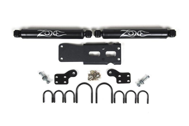 Zone Offroad 07-18 Jeep Wrangler JK Dual Steering Stabilizer Kit ZON7450 ZON7450 Photo - Primary