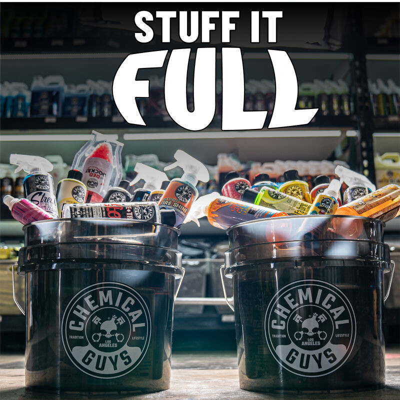 Chemical Guys Heavy Duty Detailing Bucket Smoked Black (4.5 Gal) ACC108 ACC108 User 1