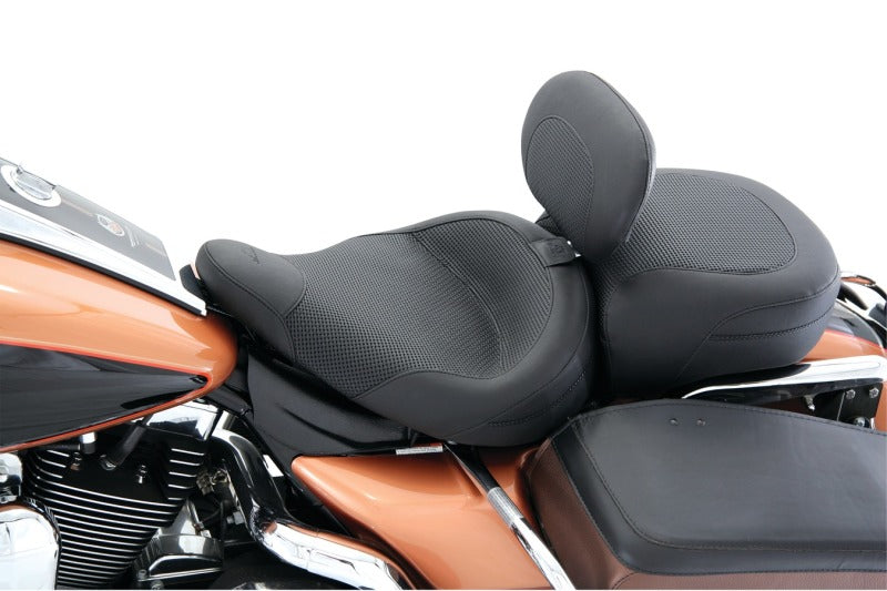 Mustang Motorcycle Mustang 83-21 Harley Electra Glide,Rd King Police Standard Touring Passenger Seat Textured - Black 79436 79436 Photo - Primary