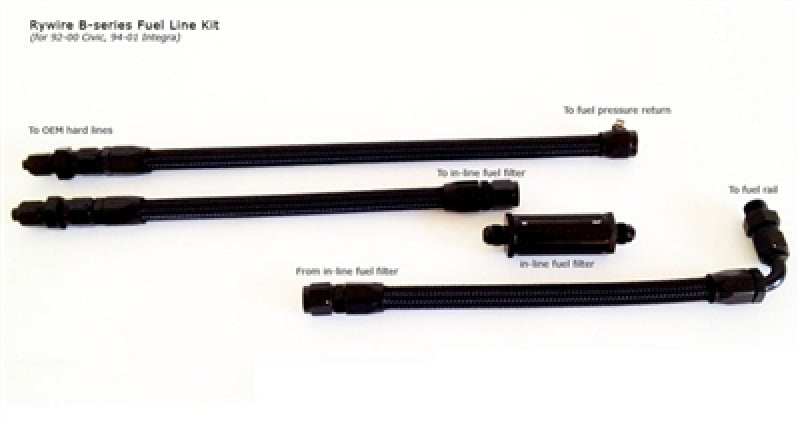 Rywire Honda B/D-Series Fuel Line Kit RY-FUEL-TUCK-KIT-B RY-FUEL-TUCK-KIT-B Photo - Primary