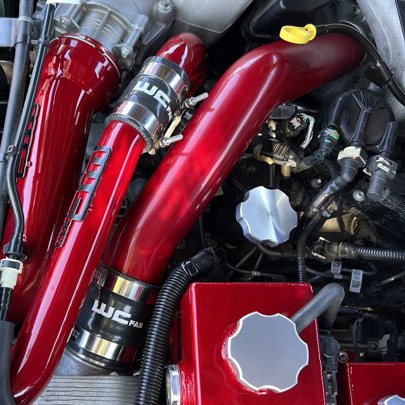 Wehrli 15-24 Ford Power Stroke 6.7L Hot Side 3in. Intercooler Pipe - Gloss Black WCF100316-GB WCF100316-GB User 4