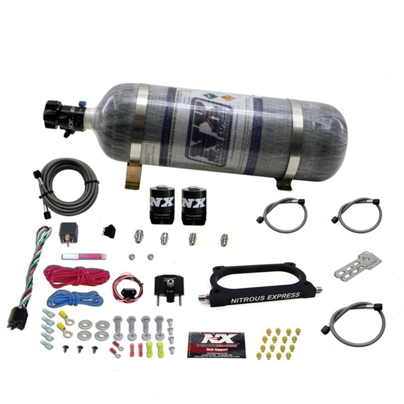 Nitrous Express 07-14 Ford Mustang GT500 Nitrous Plate Kit (50-250HP) w/Composite Bottle 20949-12 20949-12 Photo - Primary