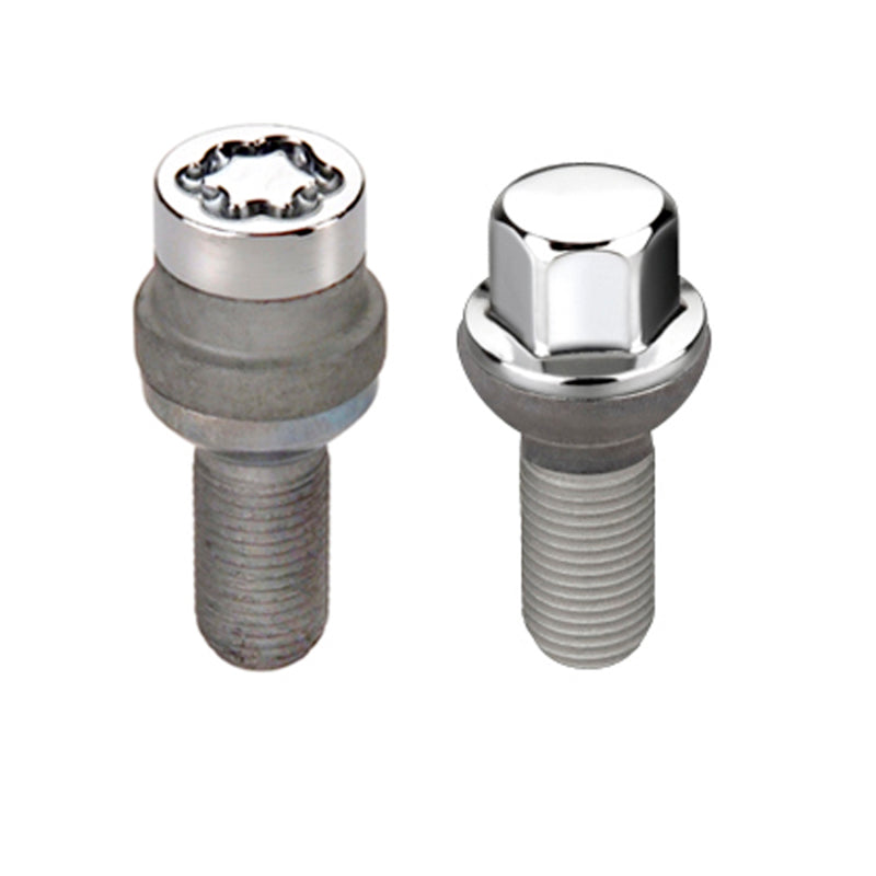 McGard 5 Lug Hex Install Kit w/Locks (Radius Seat Bolt) M14X1.5 / 17mm Hex / 35.4mm Shank L - Chrome 68032 68032 Photo - Primary