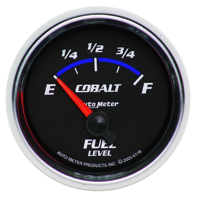 Autometer Cobalt 52mm 240 E/33 F SSE Fuel Level Gauge 6116 6116 Photo - Primary