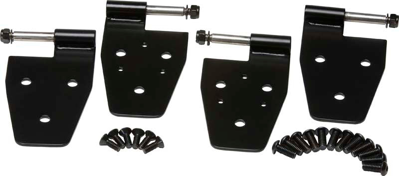 Kentrol 87-95 Jeep Wrangler YJ Door Hinge Set 4 Pieces - Powdercoat Black 50441 50441 Photo - Primary