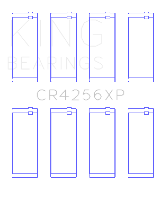 King Engine Bearings King 03-05 Dodge Neon SRT4 2.4L (Size 0.25 Oversized) Performance Rod Bearing Set CR4256XP0.25 CR4256XP0.25 Photo - Primary