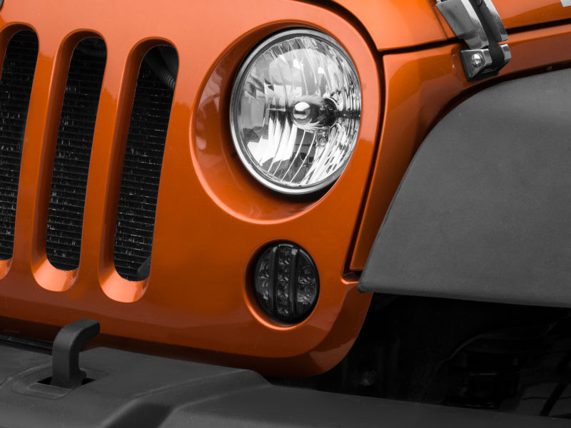 Raxiom 07-18 Jeep Wrangler JK Axial Series LED Front Turn Signals (Smoked) J119943 J119943 Photo - Primary