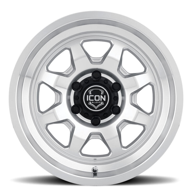 ICON Nuevo 17x8.5 / 6x135 / 6mm Offset 5in BS - Silver Machined 8117856350SM 8117856350SM Photo - Unmounted