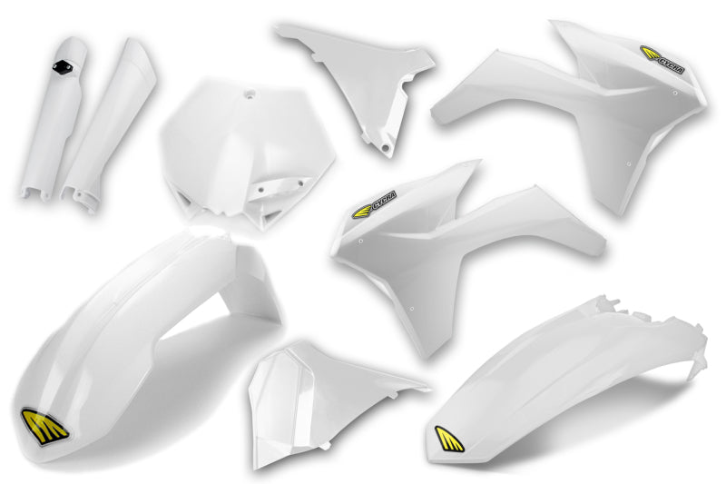 Cycra 11-12 KTM 125-450 SX/XC/SX-F/XC-F Powerflow Body Kit White 1CYC-9309-42 1CYC-9309-42 Photo - Primary