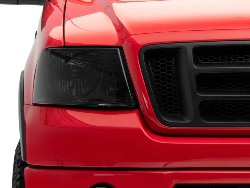 Raxiom 04-08 Ford F-150 Axial Series OEM Style Replacement Headlights- Chrome Housing- Smoked Lens T551342 T551342 Photo - Close Up