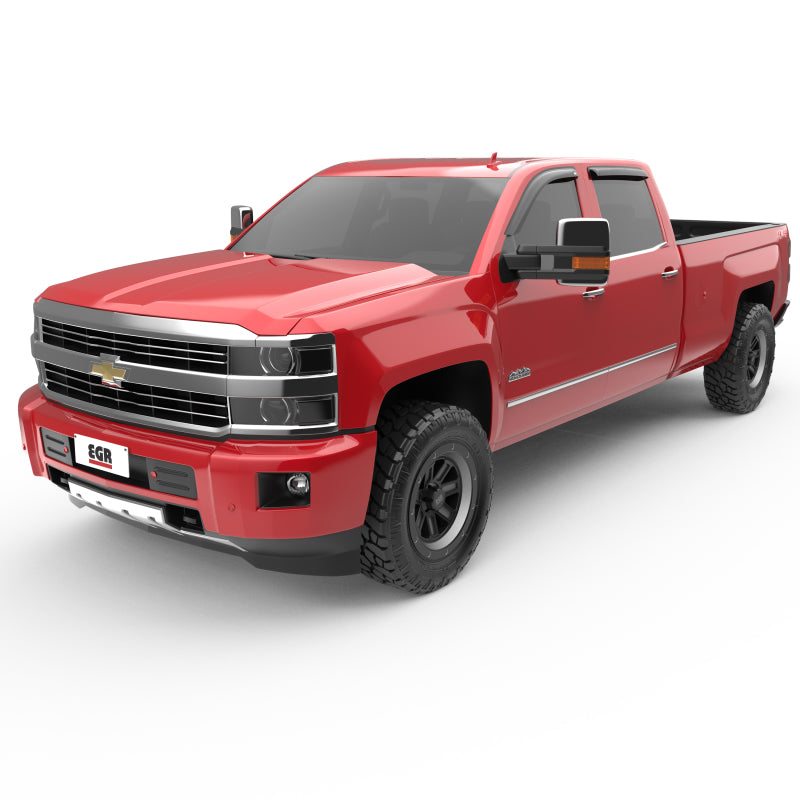 EGR 14+ Chev Silverado Crew Cab Tape-On Window Visors - Set of 4 (641771) 641771 641771 User 1
