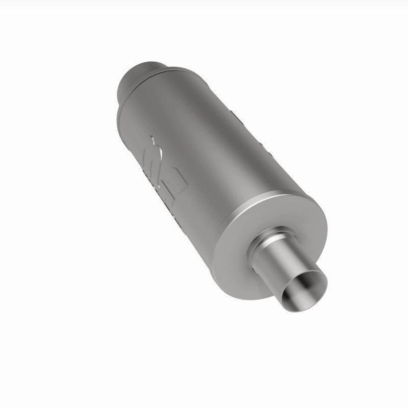 MagnaFlow 6" Round Center/Center Performance Muffler With Tip 14822 360 Degree Image Set