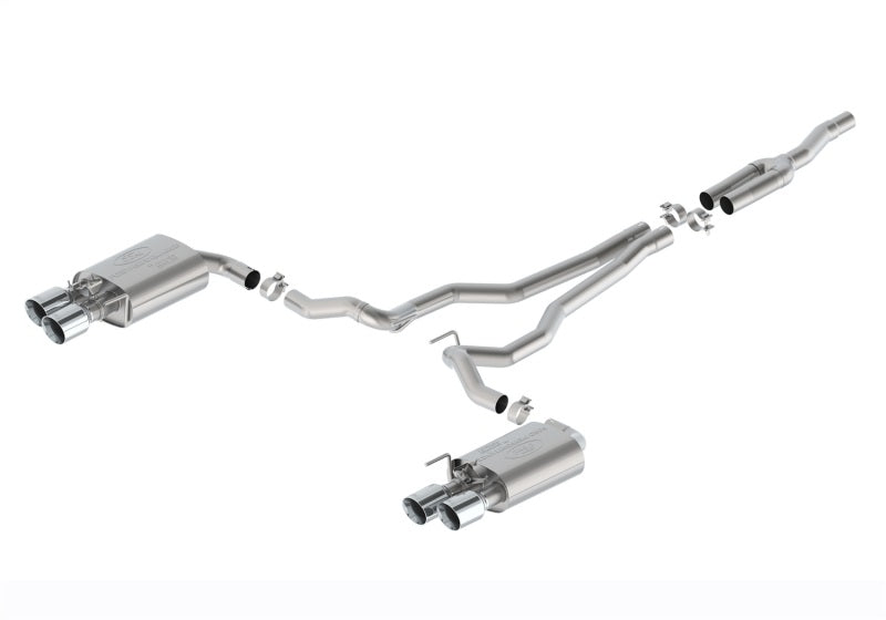 Ford Racing 2024 Mustang 2.3L Extreme Active Cat-Back Exhaust System Chrome Tips M-5200-M2EC M-5200-M2EC Photo - Primary