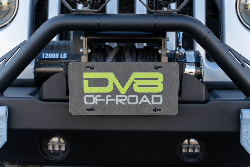 DV8 Offroad Fairlead Mounted Flip-Up License Plate Bracket LPBM-02 LPBM-02 Photo - Unmounted