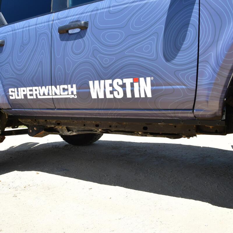 Westin 21-23 Ford Bronco 4dr (Excl. Sport) XTS Pinch Weld Covers - Tex. Blk 42-141955 42-141955 Photo - lifestyle view