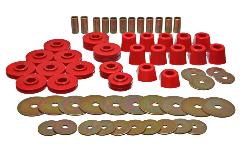 Energy Suspension Body Mount Set Red Chevrolet Blazer All 1969-1972 3.4110R Photo - Primary