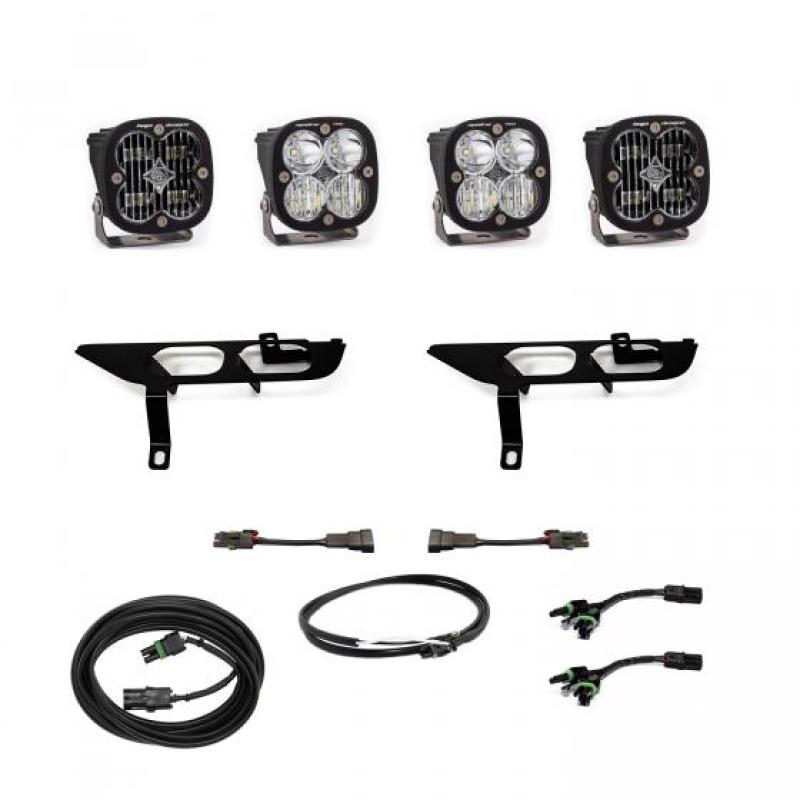 Baja Designs 2021+ Ford F150 Fog Pocket Kit SAE Clear Squadron Sport DC with Upfitter 447697UP 447697UP User 1