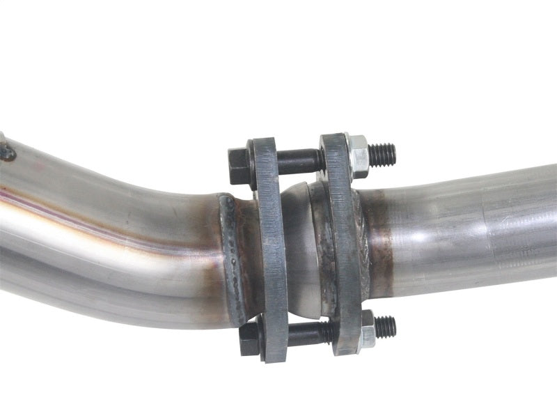 aFe Twisted Steel 409 Stainless Steel Loop-Delete Header & Y-Pipe Power 48-46210 Photo - Unmounted