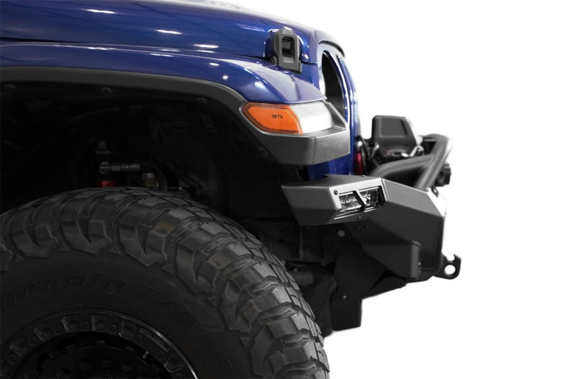 Addictive Desert Designs ADD 18-24 Jeep Wrangler JL / 18-24 Jeep Gladiator JT Phantom Winch Rear Bumper F980335070103 F980335070103 Photo - Mounted