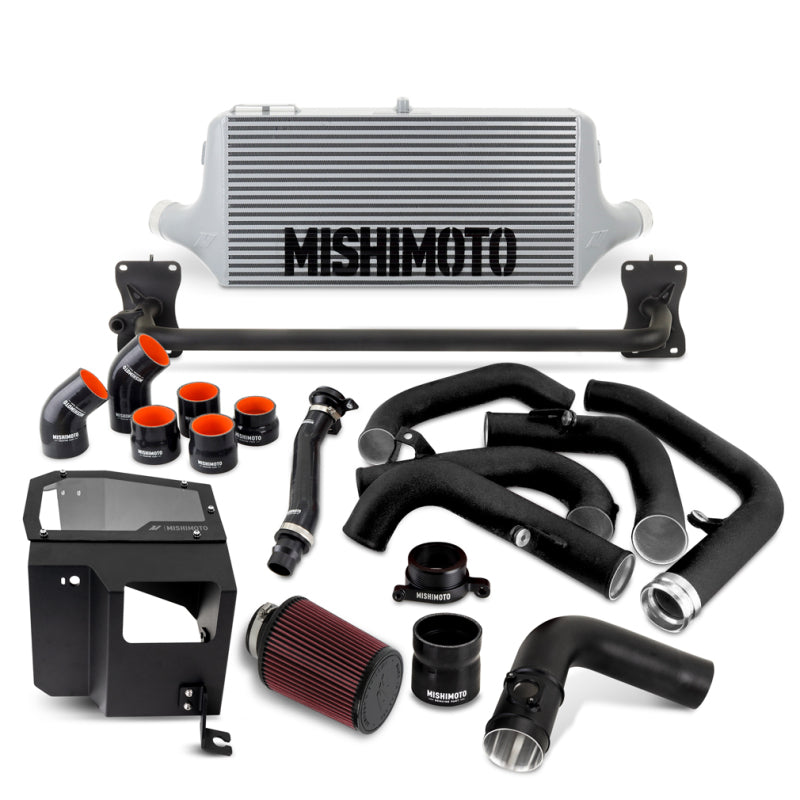 Mishimoto 2022+ WRX Intercooler Kit W/ Intake SL Core MWBK Pipes MMINT-WRX-22AISLBK MMINT-WRX-22AISLBK Photo - Primary