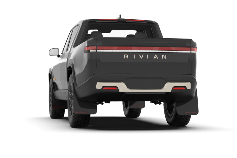 Rally Armor 2022 Rivian R1T Black UR Mud Flap - Metallic Black Logo MF18-UR-BLK/MBK MF18-UR-BLK/MBK User 1