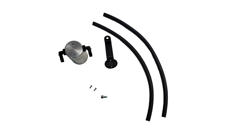 J&L 19-22 Ford/Lincoln SUVs & Trucks w 2.0 EcoBoost Driver Side Oil Separator 3.0 - Clear Anodized 3044D-C 3044D-C Photo - Primary