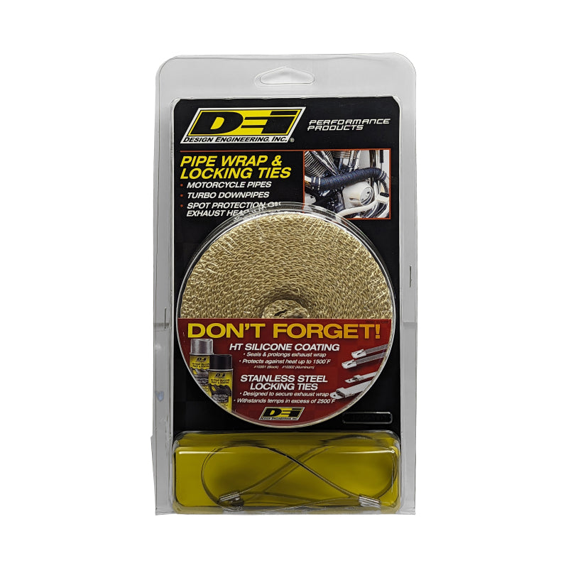DEI Exhaust Wrap Kit - Pipe Wrap and Locking Tie - Tan 10122 10122 Photo - Unmounted