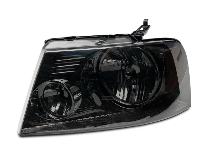 Raxiom 04-08 Ford F-150 Axial Series OEM Style Replacement Headlights- Chrome Housing- Smoked Lens T551342 T551342 Photo - Close Up