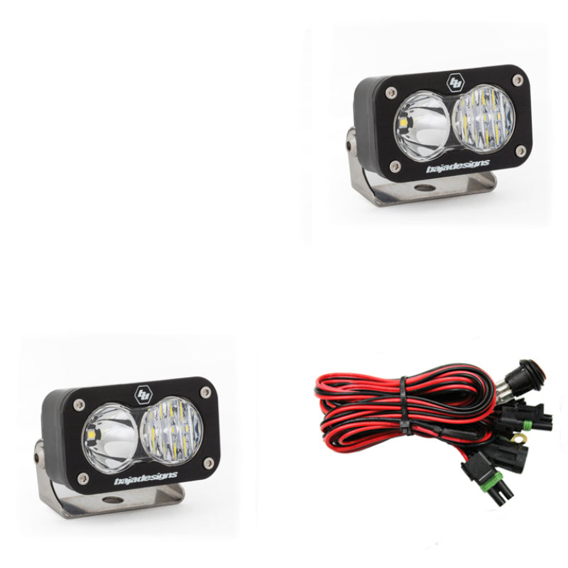 Baja Designs S2 Sport Driving Combo Pattern Pair LED Work Light - Clear 547803 547803 Photo - Primary